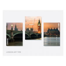 Модульная картина с часами London-art-time